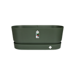 greenville pflanzgefäß 60cm rollen laubgrün